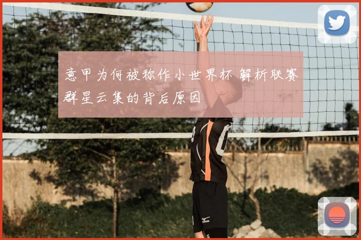 意甲为何被称作小世界杯 解析联赛群星云集的背后原因